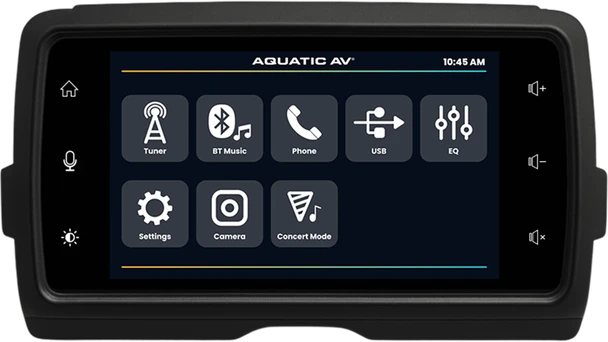 Aquatic AV - HR400 - HR400 Ultra Head Unit Stereo w/ Wireless Apple CarPlay - Fits 2014-2023 Harley-Davidson Touring & 2015-2024 Tri Glide (Excl. CVO)