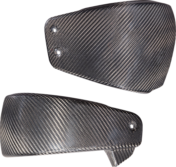 Arlen Ness - 210-202 - Carbon Fiber Side Covers - Fits 2018-2024 Harley-Davidson Softail