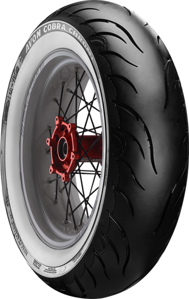 Avon Cobra Chrome AV92 150/80R16 71V Whitewall Rear Tire 0302-1259