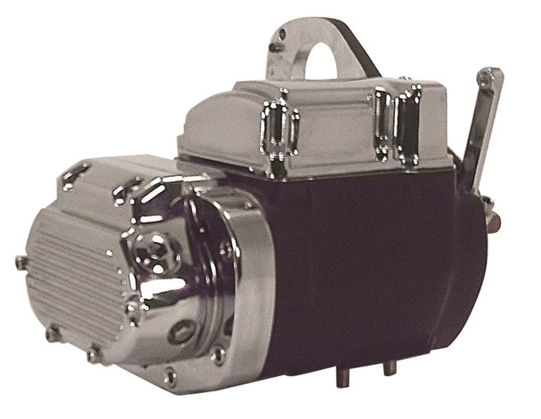 Mid-USA - 70378 - Power House 6-Speed Transmission - Wrinkle Black - Fits 1990-1999 Harley-Davidson Softail