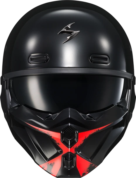 Scorpion - Covert X Face Mask - Gloss Red