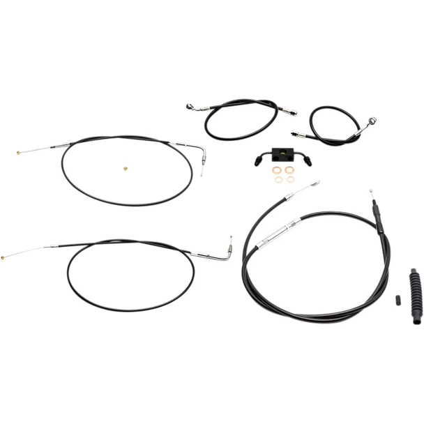 LA Choppers - Handlebar Cable & Brake Line Kit For Ape Hangers