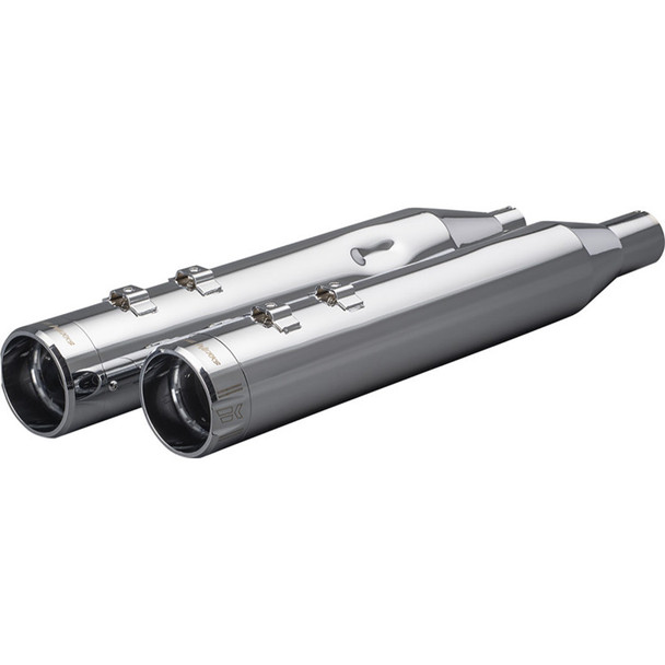 Khrome Werks - 4-1/2" HP-Plus® Slip-On Mufflers W/ Chrome Klassic Tip fits '17-'25 Touring Models