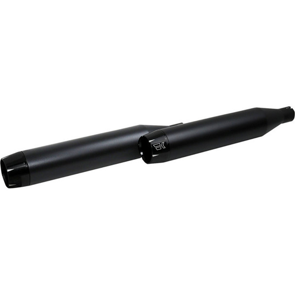 Khrome Werks - 3-1/2" Slip-On Mufflers fits '18-'23 Softail Heritage Models - Black