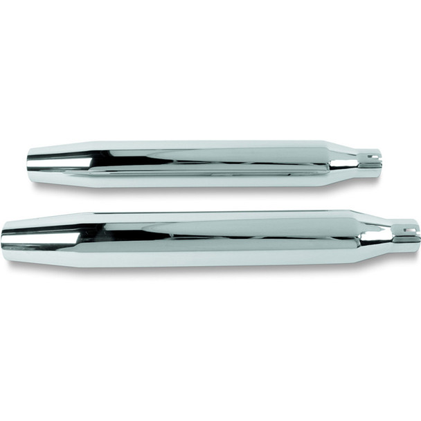 Khrome Werks - HP-Plus 3" Slip-On Mufflers W/Crossover Connection fits '04-'13 Harley Sportster Models - Chrome