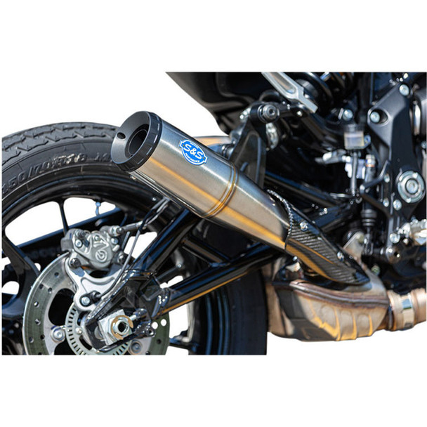  S&S Cycle - Grand National Slip-On Muffler fits '19-'22 FTR1200 Models 