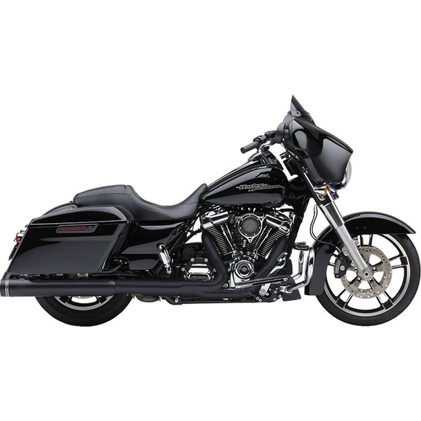 Cobra - 4" Gen 2 Neighbor Haters® Series Mufflers W/ Raven Black Body fits '17-'22 Harley Touring Models - Black