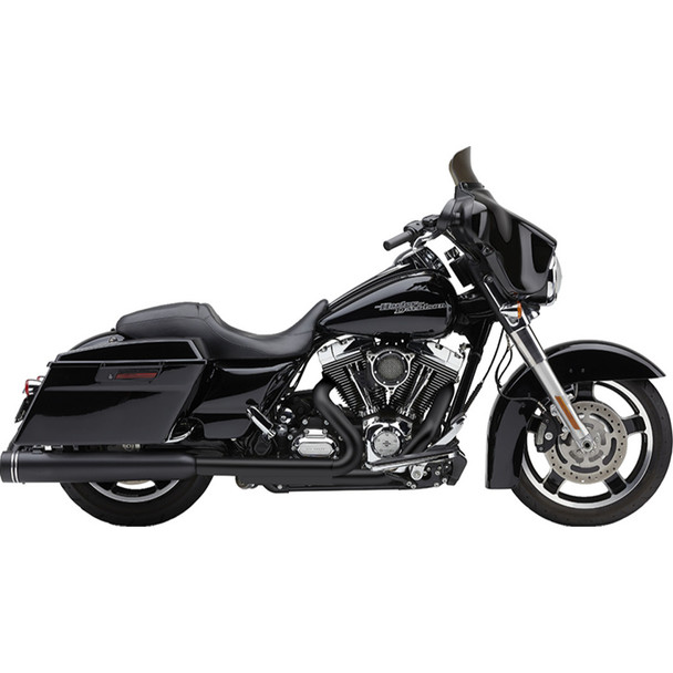 Cobra - 4.5" Gen 2 Neighbor Haters® Series Mufflers W/ Raven Black Body fits '95-'16 Harley Touring Models (Exc. '15-'16 FLRT Models) - Black