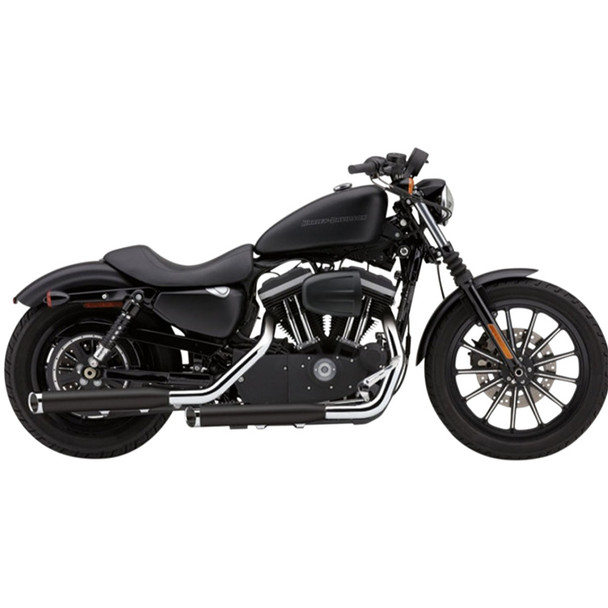 Cobra - 3" Slip-On Mufflers fits '14-'22 Sportster Models (Exc. '21-'22 Sportster S/RH1250S, '22 Nightster/RH975 Models) - Raven Black