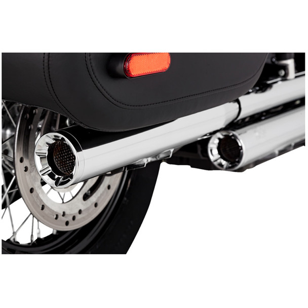 Vance & Hines - Eliminator 300 Slip-On Mufflers fits '18-'21 Softail Models - Chrome