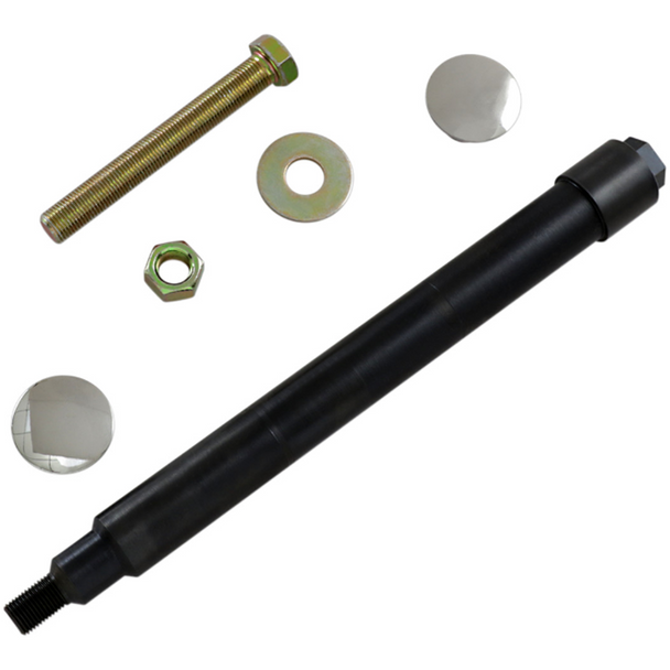 Klock Werks - Flush-Mount Front Axles fits '08-'22 Touring, '08-'17 Dyna & '07-'17 Softail Models (25MM (1") Clamping Area)