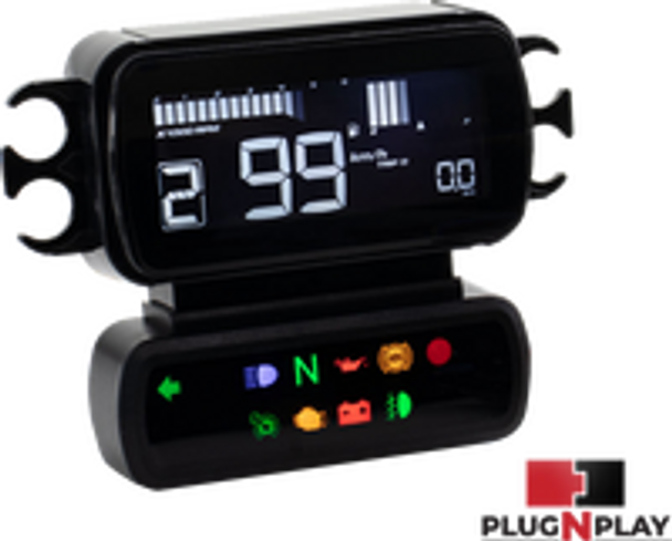 Koso North America - D2 Heads Up Display fits '04-'13 Dyna, Softail & Sportster Models