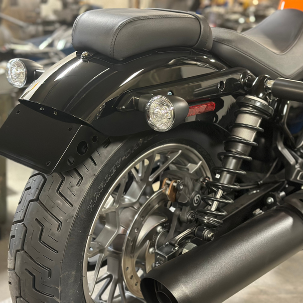 Bung King - License Plate Relocation Kit fits '22 & Up Sportster Models