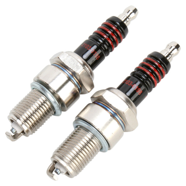 Drag Specialties - Spark Plugs fits '75-'84 Shovelhead (Hot), '84-'99 Evolution Big Twin Models