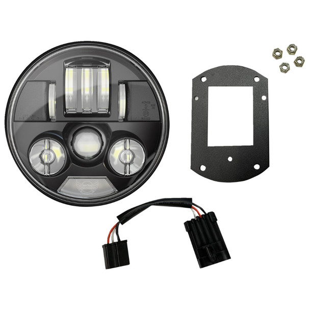 Custom Dynamics - 5-3/4" ProBEAM Headlight Kit fits '22-'23 FXLRST/FXRST Models - Black