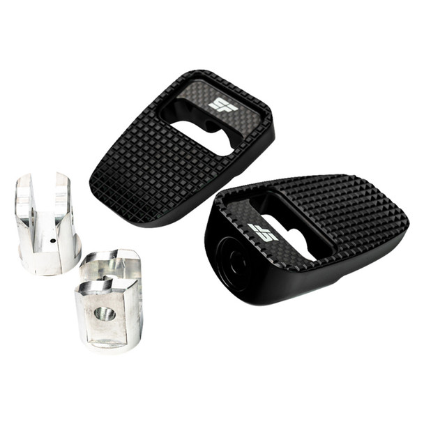 Slyfox - Carbon Fiber/ Aluminum Footpegs fits '18 & Up M8 Softail & Pan America Models