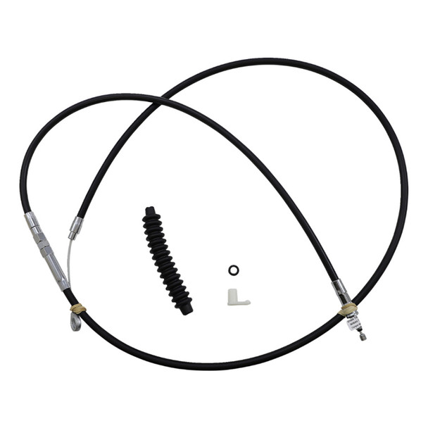 Drag Specialties - 69" Black Vinyl High-Efficiency Clutch Cable fits '11-'17 XL 1200CP/​1200CB, '13-'17 XL 1200V Models - Alternative Length