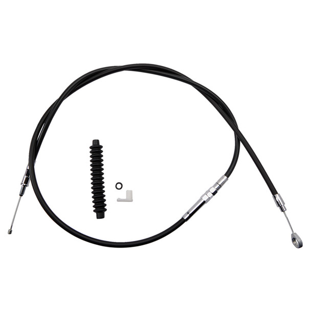 Drag Specialties - 68-11/16" Black Vinyl High-Efficiency Clutch Cable fits '08-'16 Touring Models - Alternative Length