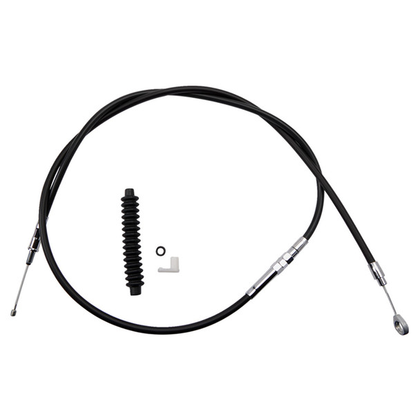 Drag Specialties - 66-11/16" Black Vinyl High-Efficiency Clutch Cable fits '08-'16 Touring Models - Alternative Length