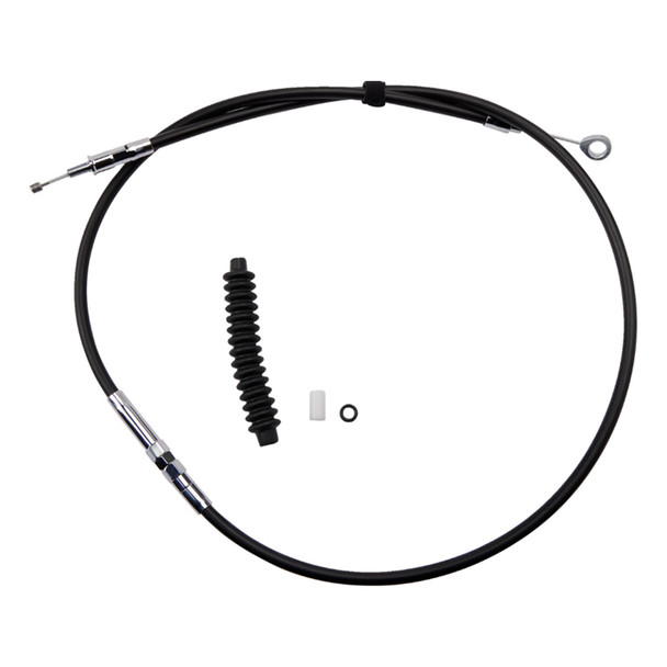Drag Specialties - 57-5/8" Black Vinyl High-Efficiency Clutch Cable (Repl. OEM #36755-87)