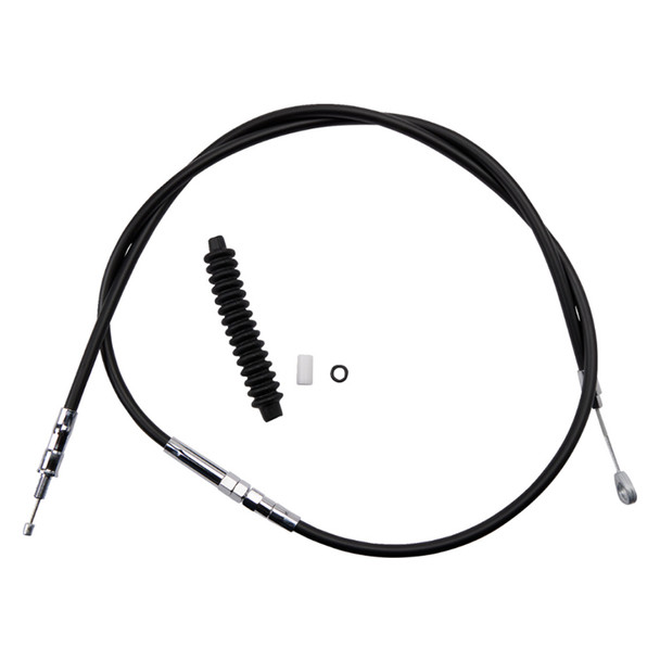 Drag Specialties - 63-11/16" Black Vinyl High-Efficiency Clutch Cable (Repl. OEM #38606-87A)