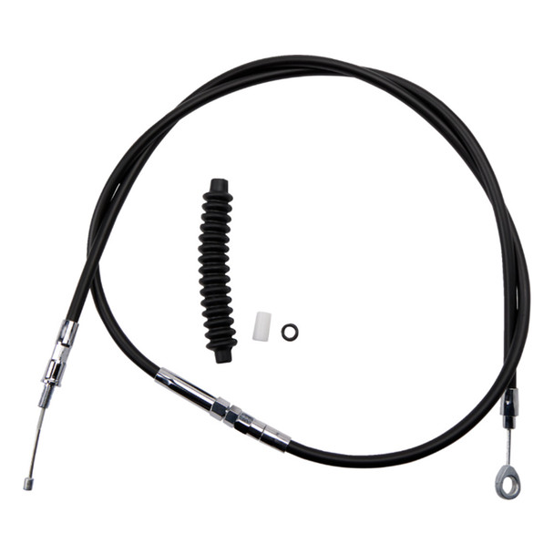 Drag Specialties - 62-11/16" Black Vinyl High-Efficiency Clutch Cable (Repl. OEM #38664-00)