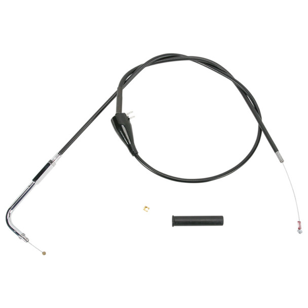 Drag Specialties - 52" Black Vinyl Idle Cable fits '02-'07 FLHR/I, FLHRC/I, FLHRS/I Models - Alternative Length