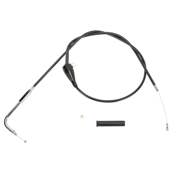 Drag Specialties - 48" Black Vinyl Cruise Control Idle Cable fits '02-'07 FLHR/I, FLHRC/I, FLHRS/I Models - Alternative Length