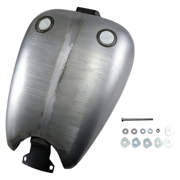 Drag Specialties - One-Piece 2" Extended Gas Tank W/ Dual Screw-In Caps fits '84-'00 FXR Models