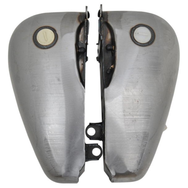 Drag Specialties - Fat Bob-Style Flatside Gas Tank fits '84-'99 FXST/​FLST, '85-'86 FX/​FXWG Models - 6 Gallon