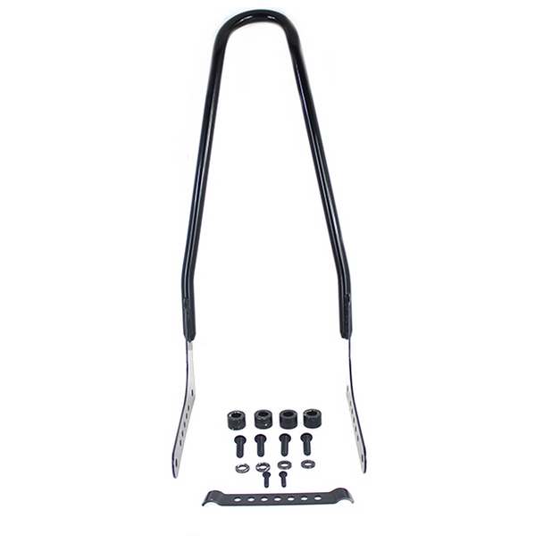 V-Twin - Black One Piece Rigid Mount Sissy Bar fits '18 & Up M8 Models