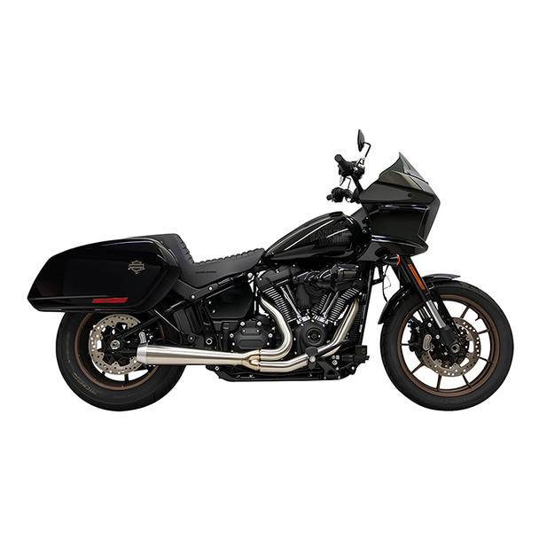 Bassani Exhaust - 49-State 2-into-1 Road Rage III Exhaust System fits '18-'23 Softail FLSB/FXLRST Models - Stainless