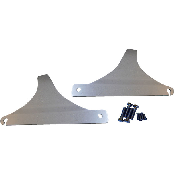 Drag Specialties - Sissy Bar Side Plates fits '86-'99 FLSTC/N, '90-'99 FLSTF Models - Chrome