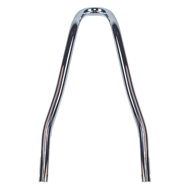 Drag Specialties Round Tapered Sissy Bar - Chrome fits '82-'00 FXR, '96-'98 FXD Models (Except FXDX, FXDWG) - 13"H x 6.69"W