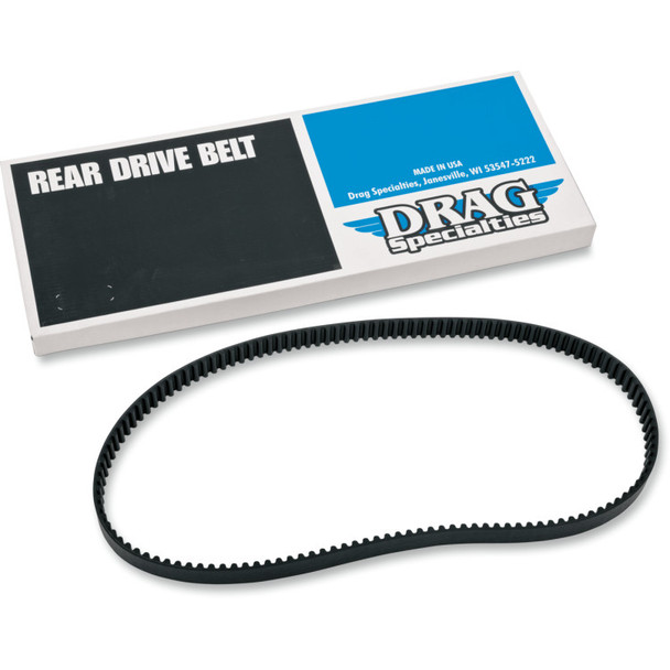 Drag Specialties - 1-1/8" Rear Drive Belt 132 Tooth fits '06 Dyna FXD/​FXDWG Models (OEM #40594-06)