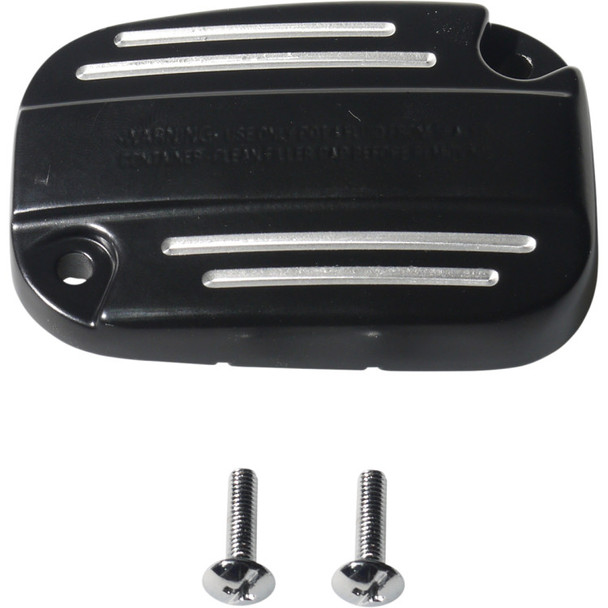 Drag Specialties - Front Brake Master Cylinder Cover W/ Groove-Style fits '08-'23 Touring (OEM #417003-34)