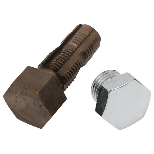 Colony - 9/16"-18 Oversize Drain Plug & Tap Kit - Chrome