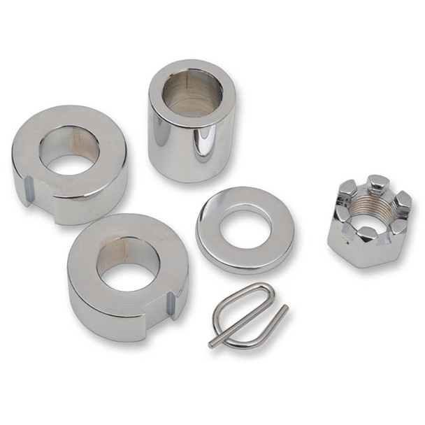 Colony - Axle Nut with Spacer Kit fits '86-'99 Softail Models (OEM #41591-90, 47577-86, 47577-94)