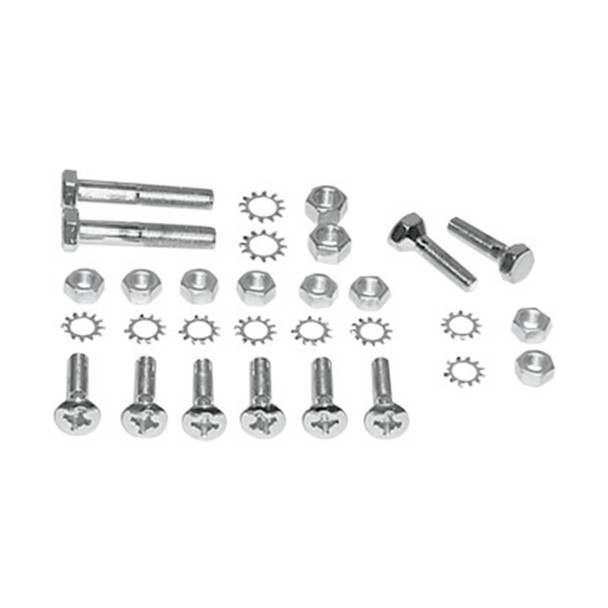 Colony - 8879-30 Chrome Rear Fender Mount Kit fits '58-'80 FL/​FLH Models (OEM #2272, 4018W, 4043W)