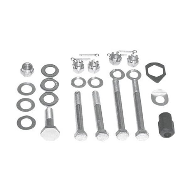 Colony - 8165-19 Cadmium Motor Mount Bolt Kit fits '36-'69 Big Twin Models (OEM #24791-36, 24794-36)