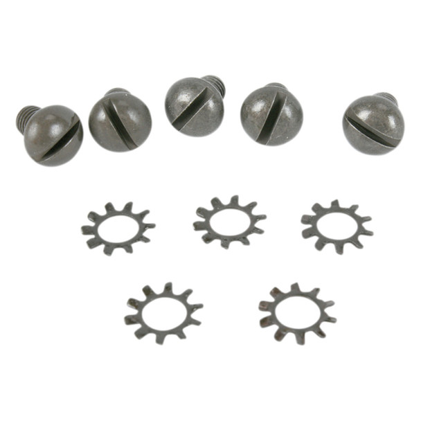 Colony - 9670-10 Wheel Hub Outer Screw Kit fits '36-'47 Knucklehead Model (OEM #2756, 7230) - Parkerized