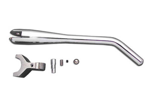 V-Twin Weld On Kickstand Assembly for 1-1/8" Frame Tubing - Chrome