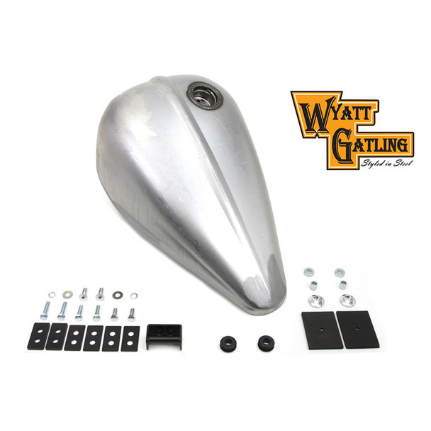 V-Twin - Bobbed 2.3 Gallon Gas Tank fits '84-'99 FXST, '86-'99 FLST Models