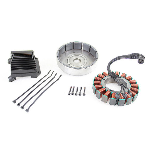 V-Twin - 50 Amp Three Phase Alternator Kit fits '12-'17 FXD/FXDWG