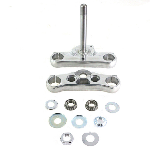 V-Twin - 49mm Triple Tree Set Polished for '08-'17 FXD