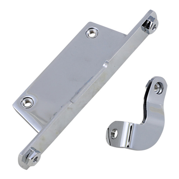 Drag Specialties - Oil Tank Bracket Set fits '84-'99 Softail Models (OEM #62704-84, 62707-84)