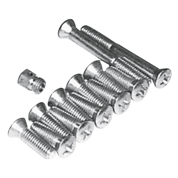 Colony - Transmission Top Cover Screw Kit fits '48-'55 Big Twin Models (OEM #2333, 2349) - Cadmium
