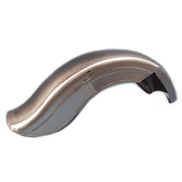 V-Twin Fat Bob Steel Rear Fender - Right Side Chain Relief