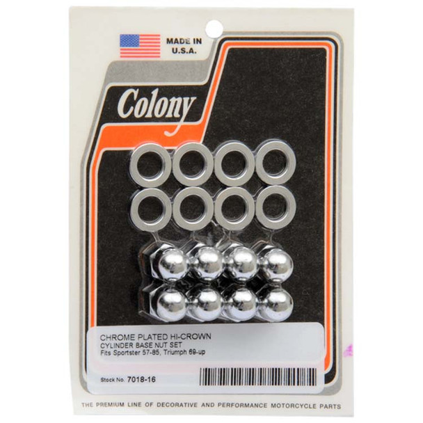 Colony - Acorn Cylinder Base Hardware Kit fits '57-'85 Sportster Models