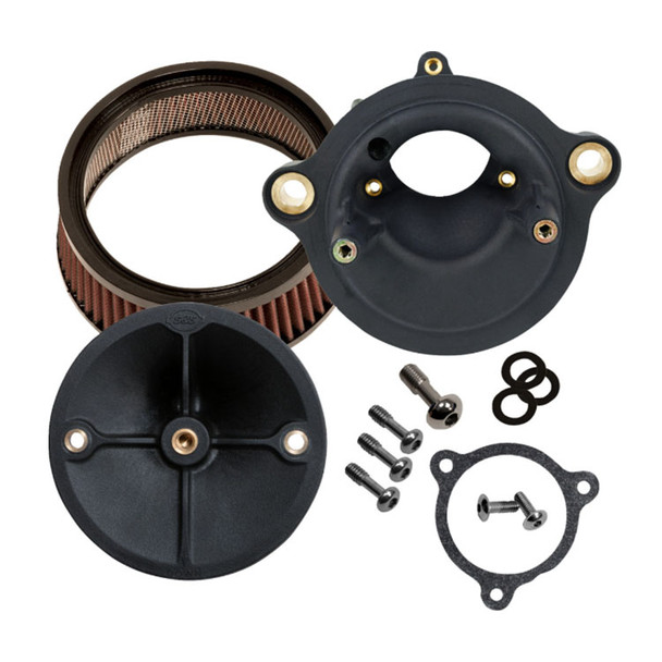 S&S Cycle - Stealth Air Cleaner Kit Without Cover fits '23-'24 121 Harley M8 Gen 2 CVO Touring Models , '24 Road Glide/ Street Glide